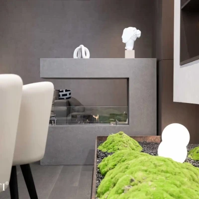 Rotterdam Gris – Chimenea de Bioetanol Elementi | Compra aquí Chimenea de bioetanol Rotterdam Gris Espacial de Elementi Fires, elegante y portátil
