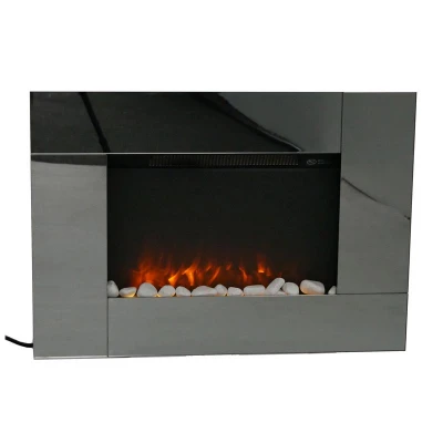 Chimenea Eléctrica Bute - Empotrada con Acabado en Espejo Chimenea eléctrica Bute empotrada con acabado en espejo