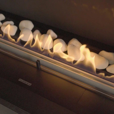 Bandeja de piedras cerámicas para decorar | Accesorios Biochimeneas Piedras cerámica de decoración para chimeneas