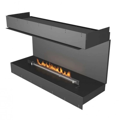 Chimenea de bioetanol Planika de tres lados Planika Forma 1200 Three-Sided bio insert automático