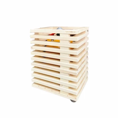 Cubierta para Botella de Gas - Madera Clara | Kabeltromlen Cubierta para botella de gas de madera clara de Kabeltromlen