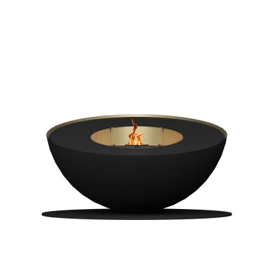 Mileto Negra - Biochimenea de Pie | Compra Ahora Chimenea de bioetanol Mileto Negra de Pie