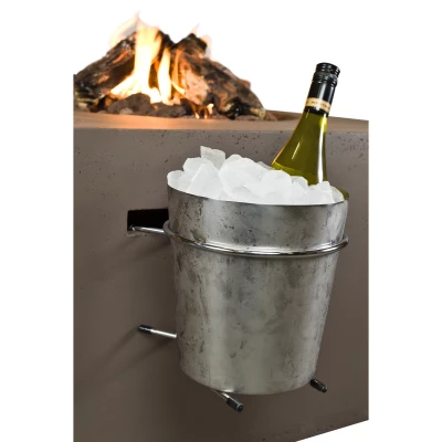 Enfriador de vino que mantiene el vino frío Enfriador de vino - complemento para chimeneas