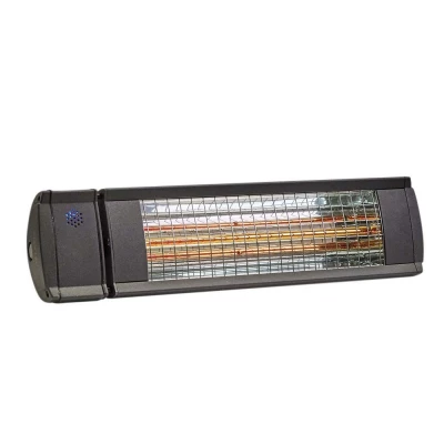 HEAT1 ECO High-line 2000W - Calefactor Exterior | Compra Aquí Calefactor exterior HEAT1 ECO High-line 2000W negro montado en pared