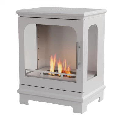 ScandiFlames Honolulu estufa bioetanol en blanco ScandiFlames Honolulu - Estufa bioetanol de diseño tradicional en color blanco