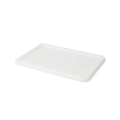 Tapa para Caja de Fermentación de Pizza - 30x40 cm | Compra aquí Tapa para caja de fermentación de masa de pizza en plástico blanco transparente - mide 30x40 cm.