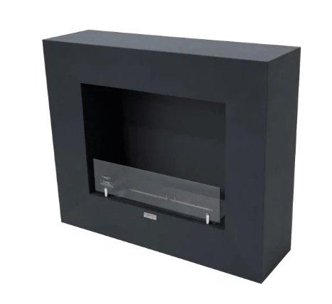 MILANO Elementi Fires - Chimenea Bioetanol Negra | Compra Ya MILANO Chimenea de Bioetanol en Negro Pizarra de Elementi Fires, diseño moderno y elegante con llama visible.