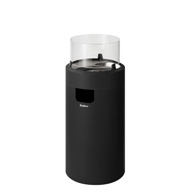 Nova LED Medium Negra - Chimenea de Exterior Enders | Compra Aquí Nova LED Medium negra de Enders, chimenea portátil de gas para exterior