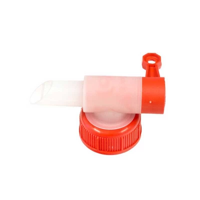 Embudo para botella de bioetanol para evitar derrames Vertedero para bioetanol de ScandiFlames en color rojo