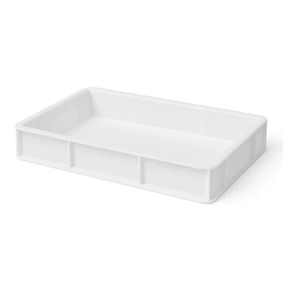 Caja de fermentación para masa de pizza - 30x40x7 cm Caja de fermentación para horno de pizza que tiene espacio para hasta 6 bolas de pizza.