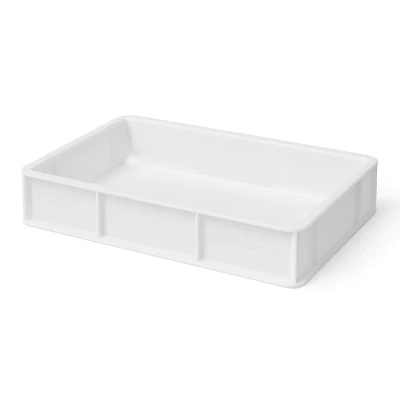 Caja de fermentación para masa de pizza - 30x40x10 cm Caja de fermentación para horno de pizza que tiene espacio para hasta 6 bolas de masa para pizza.