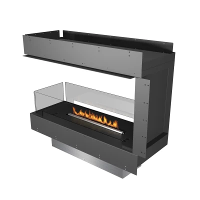 Divisor de Ambientes Planika Fires Forma 800 Triple Lado Forma Room Divider 800