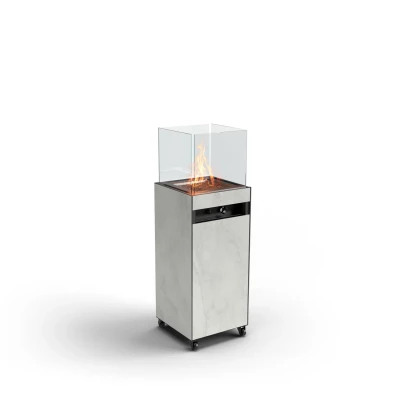 OIA Gris Kreta - Chimenea Gas Exterior Planika | Hasta 10kW OIA Gris Kreta - Chimenea de Gas Exterior