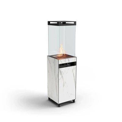 ZOIA Blanco Daze - Calentador exterior Planika Fires | Hasta 10kW ZOIA Blanco Daze - Calentador de Terraza Exterior