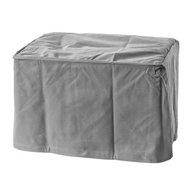 Tapa de protección para chimeneas de gas cuadradas Cubierta de protección Mesa Cocoon Cuadrada pequeña de Happy Cocooning en color gris