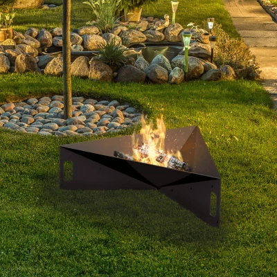 Sola Firepit - Brasero de Exterior 79 cm | Cómpralo Aquí Brasero para exterior Sola Firepit de 79 cm en color negro
