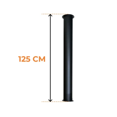 Tubo de montaje ScandiFlames Toronto 125 cm Tubo de montaje ScandiFlames Toronto 125 cm