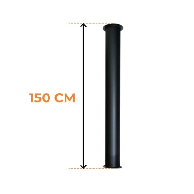 Tubo de montaje ScandiFlames Toronto 150 cm Tubo de montaje ScandiFlames Toronto 150 cm