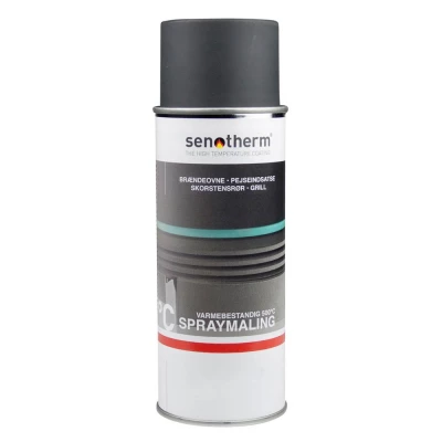 Pintura en Spray Senotherm - Alta Temperatura | Compra Aquí Pintura en spray de alta temperatura Senotherm para chimeneas