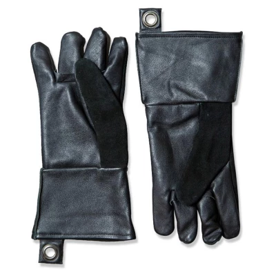 Guantes para Parrilla de Cuero Negro - Stuff Design | Compra Ahora Guantes para parrilla de cuero negro de Stuff Design - Set de 2