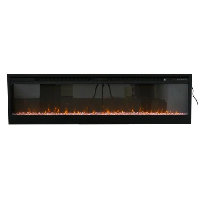 Chimenea eléctrica Supreme 1850 Chimenea de pared eléctrica alargada