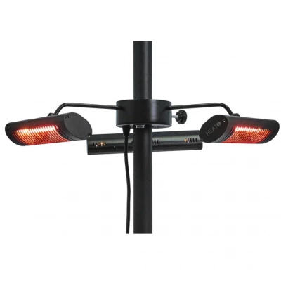 HEAT1 Eco High-Line 3x670W - Calefactor Exterior | Compra Aquí Calefactor exterior HEAT1 eco high-line 3x670W en color negro