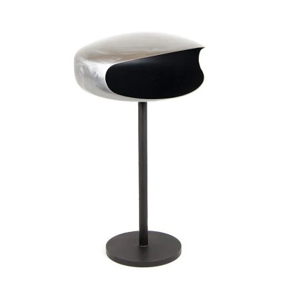 Biohogar con pie Acero Pedestal UFO-50 diseño moderno Acero Pedestal UFO-50 chimenea de bioetanol para decorar tu hogar con estilo