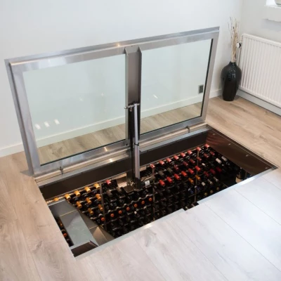 Vinoteca de 450 botellas en suelo Vinorage vinoteca 450 botellas
