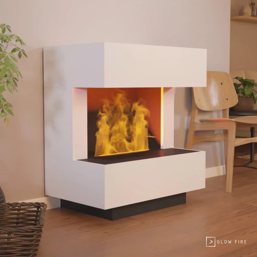Chimenea híbrida Kleist – Blanco Chimenea híbrida Kleist – Blanco