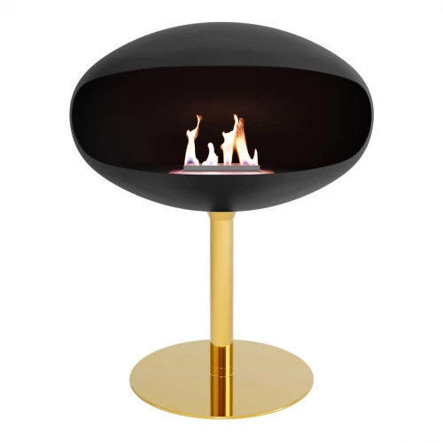 Pedestal Negro + Base de latón Pedestal Negro + Base de latón