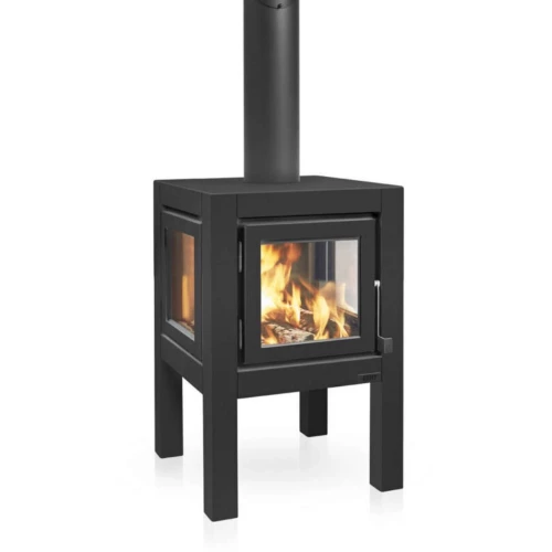 Quaruba L chimenea de jardín negra Quaruba L chimenea de jardín negra