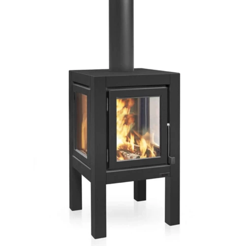 Quaruba XL chimenea de jardín negra Quaruba XL chimenea de jardín negra