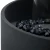 Biochimenea exterior TORRE de Elementi Fires en negro pizarra, diseño portátil y elegante para terrazas y jardines
