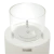 Chimenea de bioetanol BOSTON en Blanco Crema de Elementi Fires, diseño portátil para exteriores