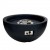 Osaka Fire Pit - Chimenea de gas para exteriores en negro y gris oscuro