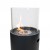 Chimenea de bioetanol portátil ScandiFlames negra para exterior