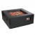 Kawasaki Fire Pit Chimenea de gas portátil para exterior en gris oscuro y negro
