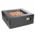 Kawasaki Fire Pit Chimenea de gas portátil para exterior en gris oscuro y negro