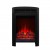 Chimenea eléctrica de pie negra