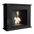 Crawley biochimenea tradicional en negro y blanco