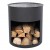 Pozo de fuego transportable con parrilla. productos de bioetanol-chimeneas para exterior jardín y patio
