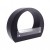 Chimenea de bioetanol arqueada en negro de ScandiFlames