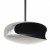 Acero UFO-60 Biochimenea con forma redonda colgada de techo. Elegante y moderna. Colore acero
