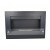 Precioso biohogar negro para pared. Incluye un quemador de 1,5 litros y plato de vidrio. Dimensiones: 54 x 78 x 16,5cm.