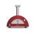 Horno de Pizza Híbrido Alfa Forni Moderno 2 Pizzas Rojo