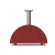 Horno de Pizza Híbrido Alfa Forni Moderno 2 Pizzas Rojo