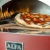 Horno de Pizza Híbrido Alfa Forni Moderno 2 Pizzas Rojo