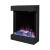 Dammer Chimenea eléctrica – Negro  