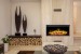 LED classic insert chimenea eléctrica - 102cm de longitud. Perfecta para decorar.