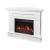 ArtiFlame Albion AF23S - Chimenea LED blanca y minimalista